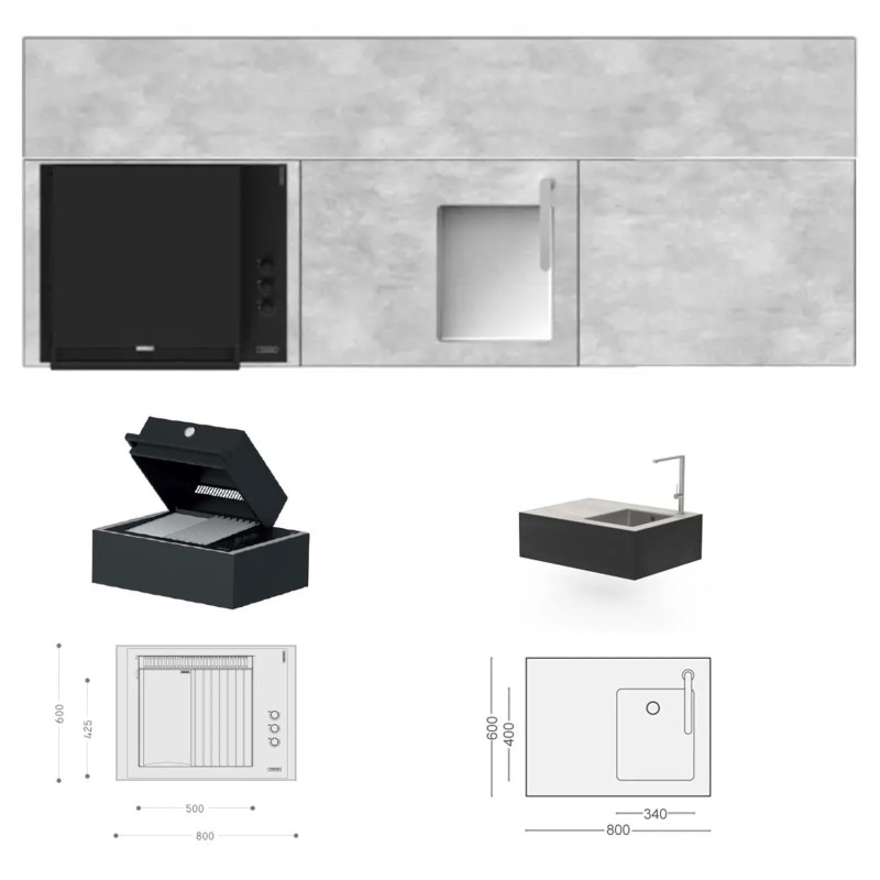 Talenti - Tikal kitchen with 3...